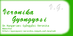 veronika gyongyosi business card